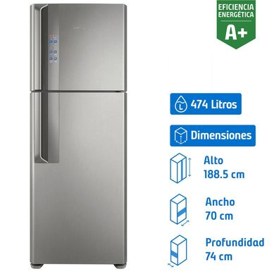 Refrigerador Top Freezer No Frost 474 Litros Inox DF56S