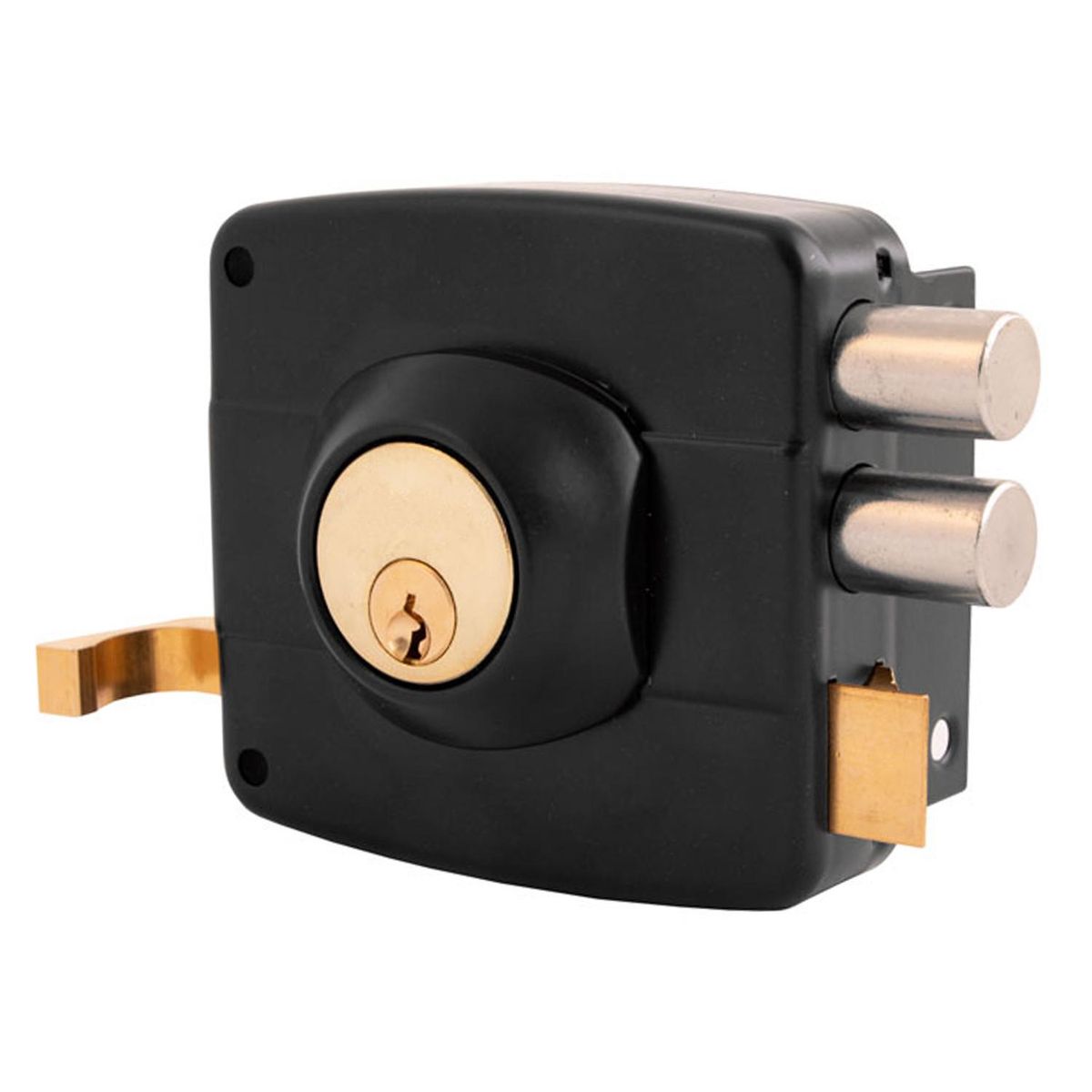 KARSON - Cerradura sobreponer negra