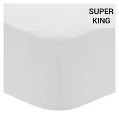 ROYAL SUPREME - Sábana inferior 300 hilos beige súper king
