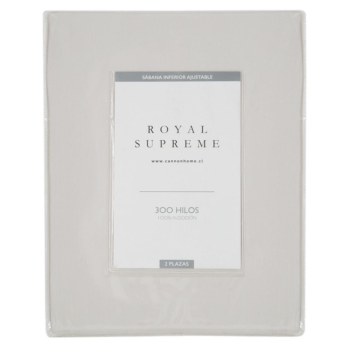 ROYAL SUPREME - Sábana 2 plazas 300 Hilos Beige