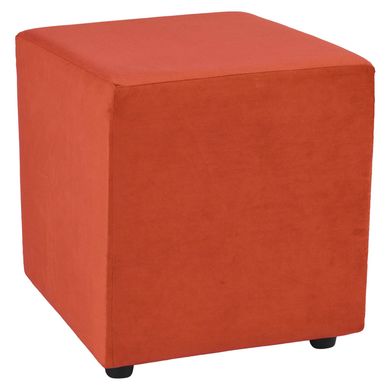 Pouf cali felpa naranjo