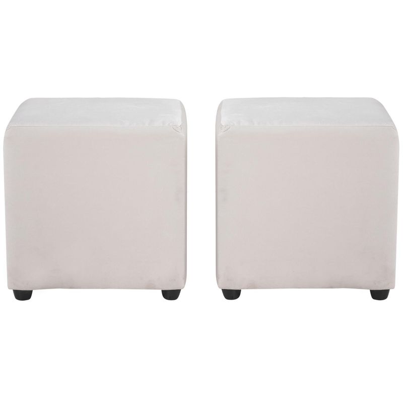 BODEVIR - Set 2 Poufs Cali Felpa