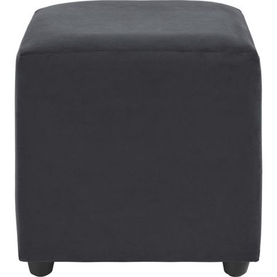 Pouf cali felpa gris