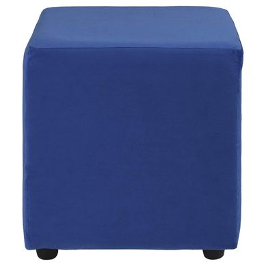 Pouf cali felpa azul