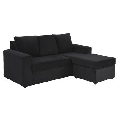 Imagen 2 del producto Sofá Seccional 3 cuerpos BI-L 175x75x85 cm Negro