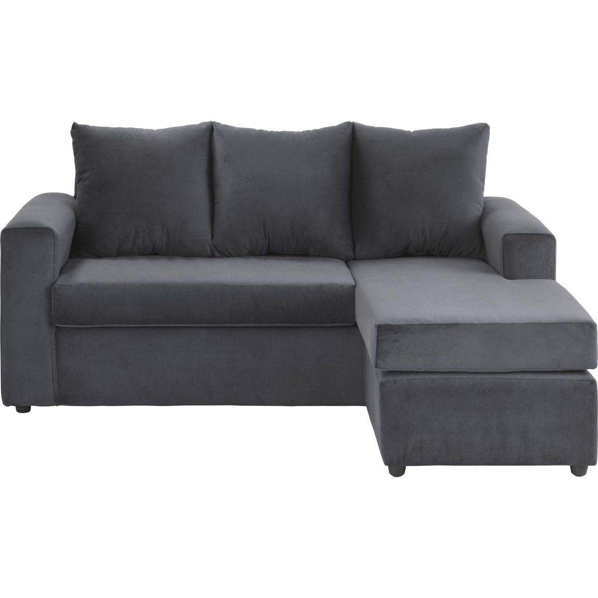 BODEVIR - Sofá Seccional 3 cuerpos BI-L 85x75x85 cm Gris