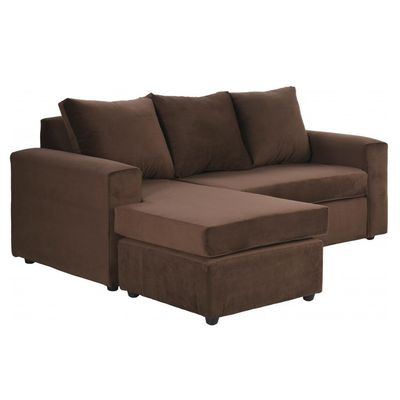 Imagen 2 del producto Sofá Seccional 3 cuerpos BI-L 175x75x85 cm Café