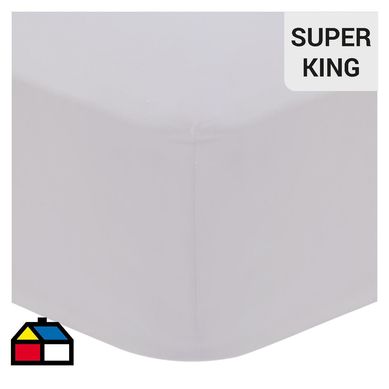 Sbana inferior 300 hilos liso gris sper king