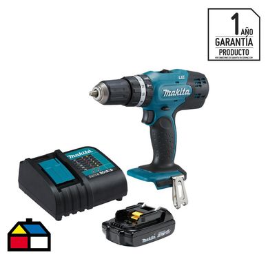 Taladro percutor inalmbrico 13 mm 18V + 1 batera