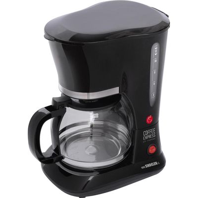 Sindelen Cafetera Eléctrica 1.8 L 950 W Negro