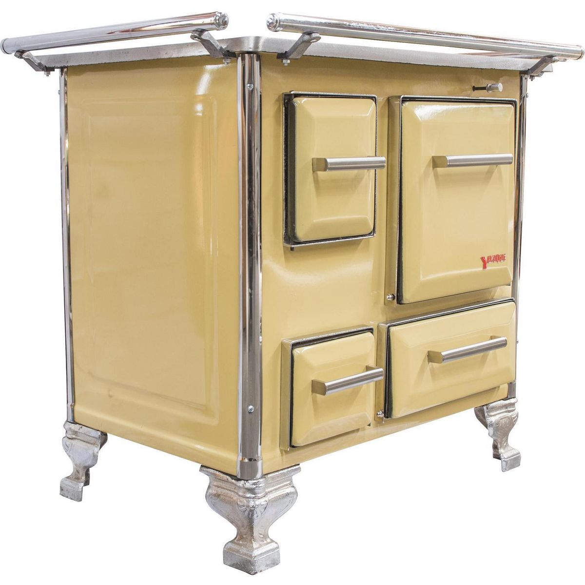 YUNQUE - Cocina a Leña 1 Platos Amarilla Cocina mueble