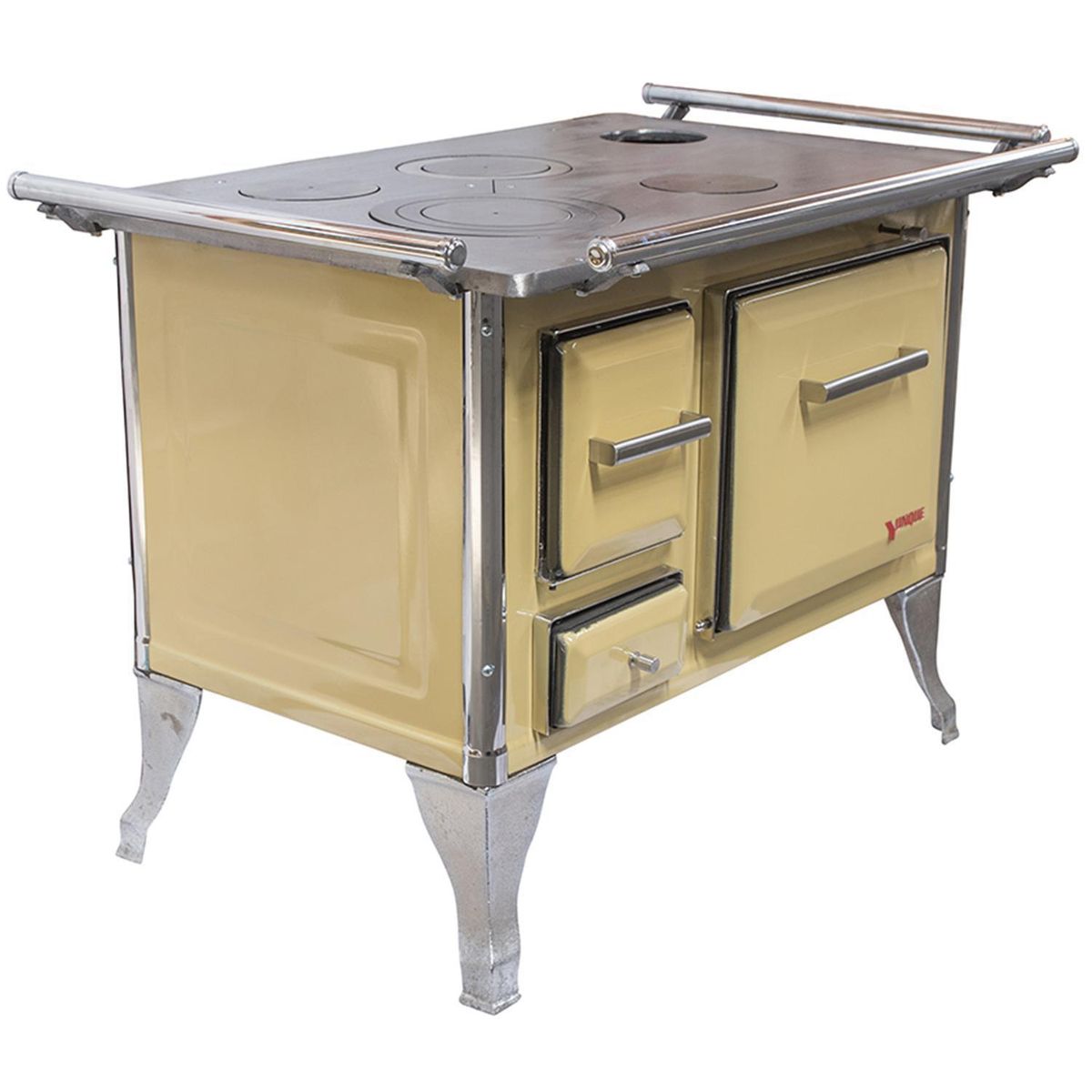 YUNQUE - Cocina a Leña 4 Platos Amarilla Cocina tradicional