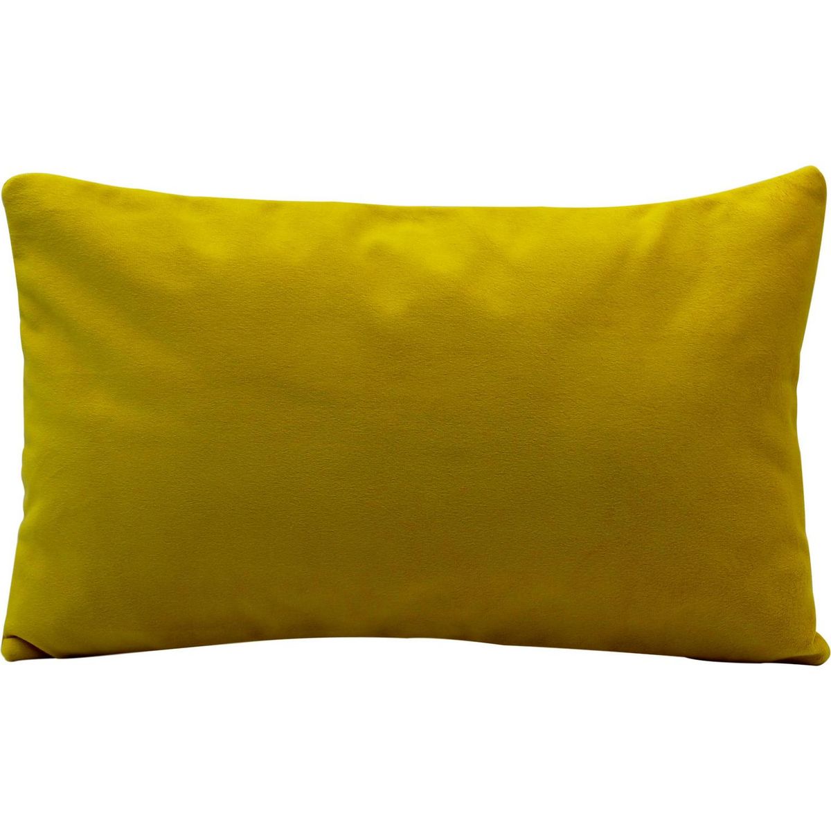 CONCEPT - Cojín felpa amarillo 30x50 cm