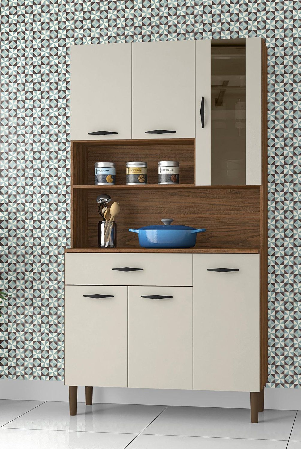 KIT PARANA - Kit Mueble de Cocina 6 puertas Golden