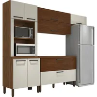 Cocina Modular Ametista 260 Cm Con 6 Puertas Y 3 Cajones
