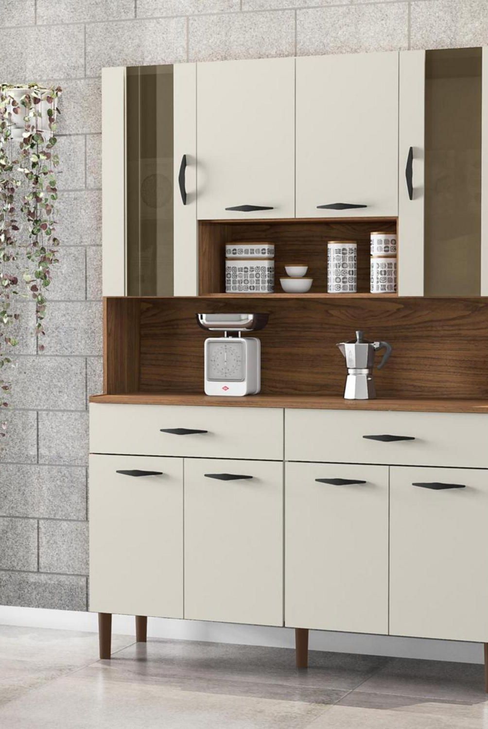 KIT PARANA - Kit Mueble de Cocina 8 puertas Golden