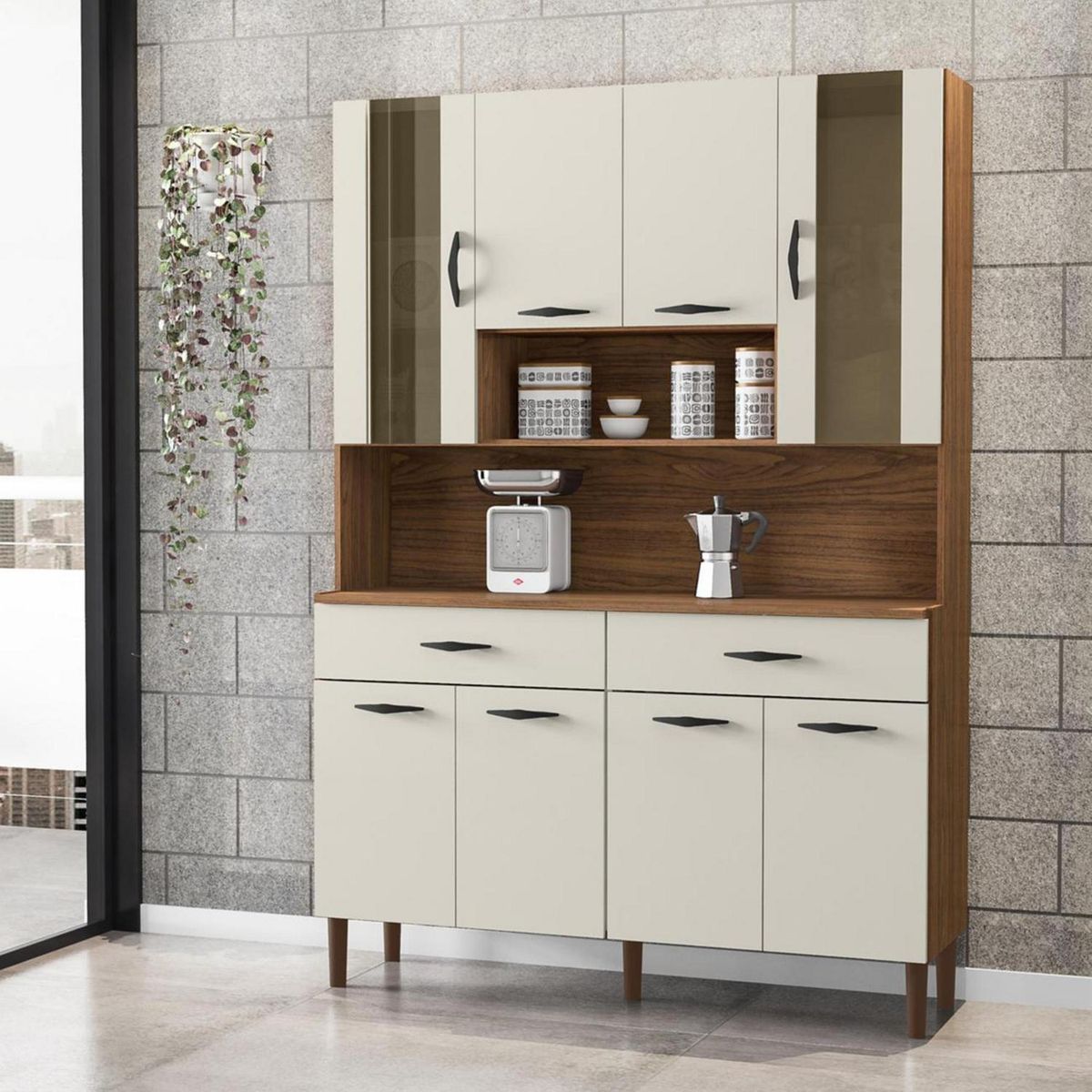 KIT PARANA - Kit Mueble de Cocina 8 puertas Golden