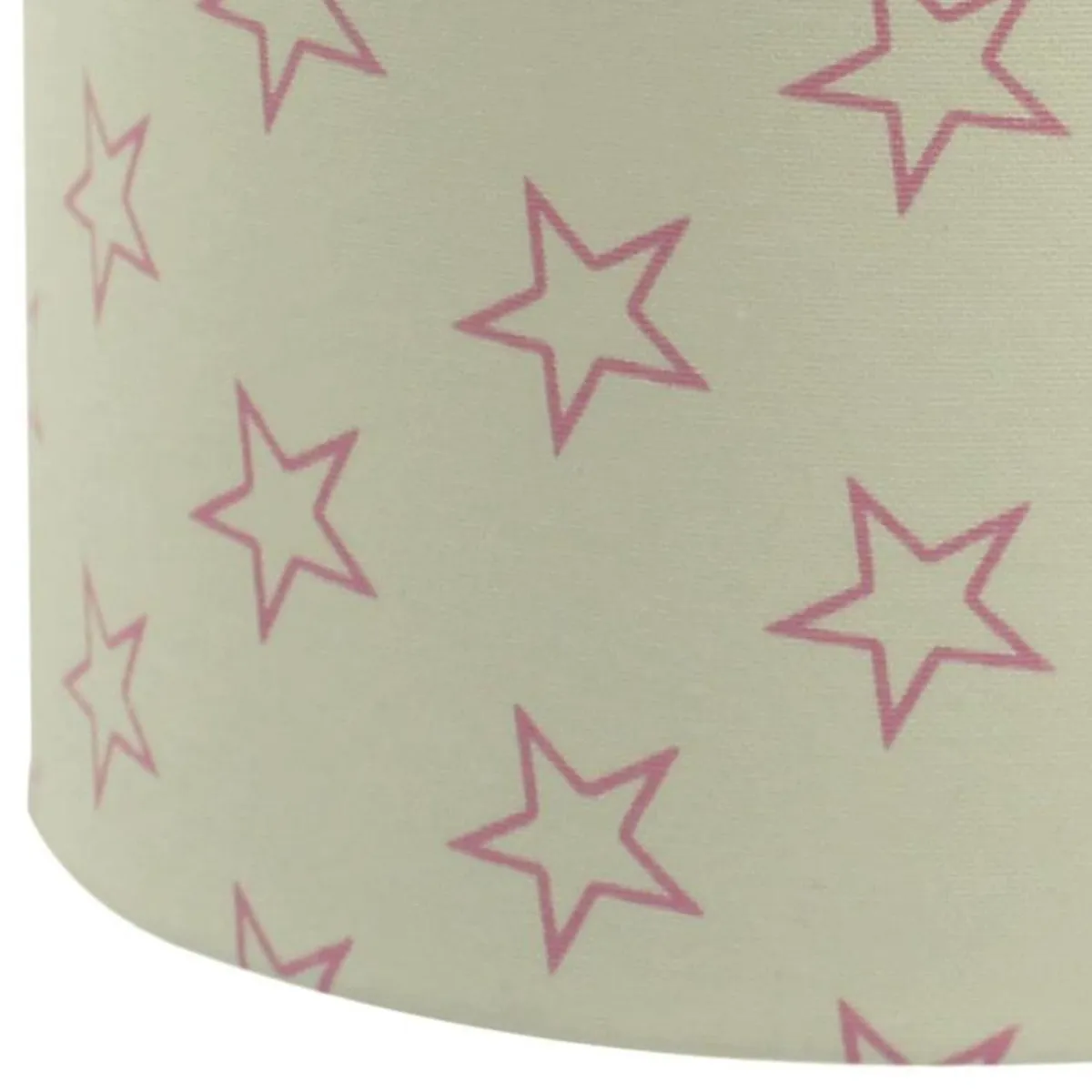 CONCEPT - Lámpara Colgante Infantil Estrellas 1 Luz Tela Multicolor