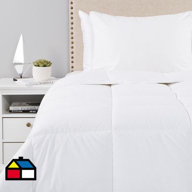Duvet down alternative blanco 1,5 plazas