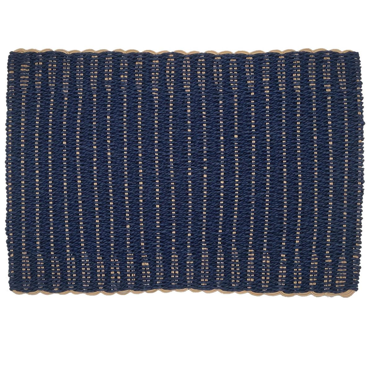 JUST HOME COLLECTION - Individual tejido mimbre azul