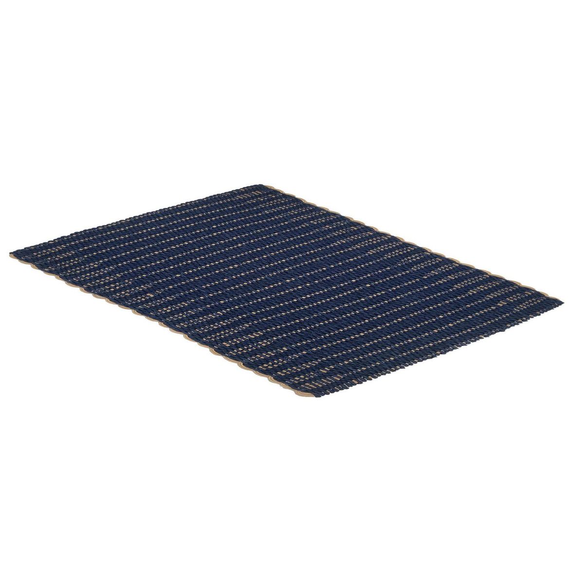 JUST HOME COLLECTION - Individual tejido mimbre azul