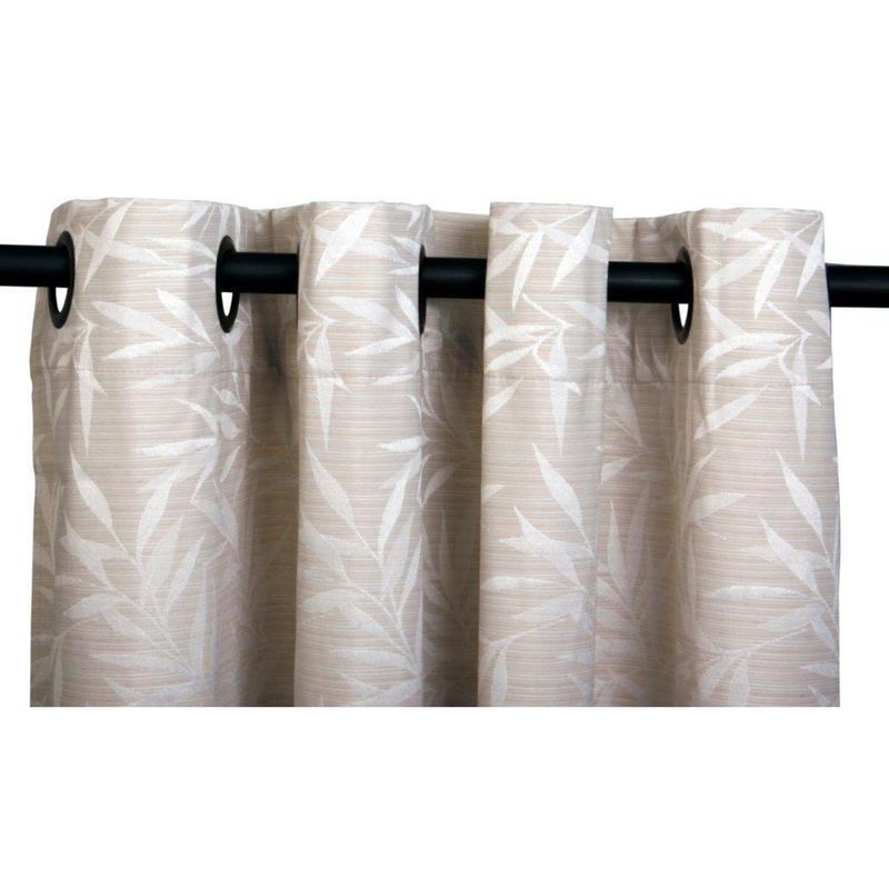 MASEL - Cortina Argollas Black Out 140x225  cm Crudo