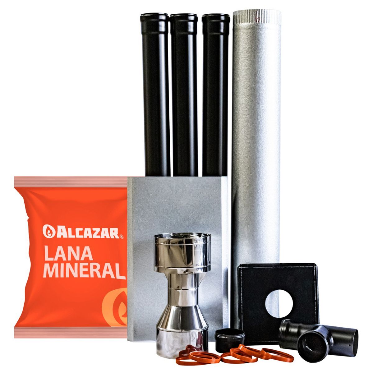 ALCAZAR - Kit Instalación Pellet Vertical