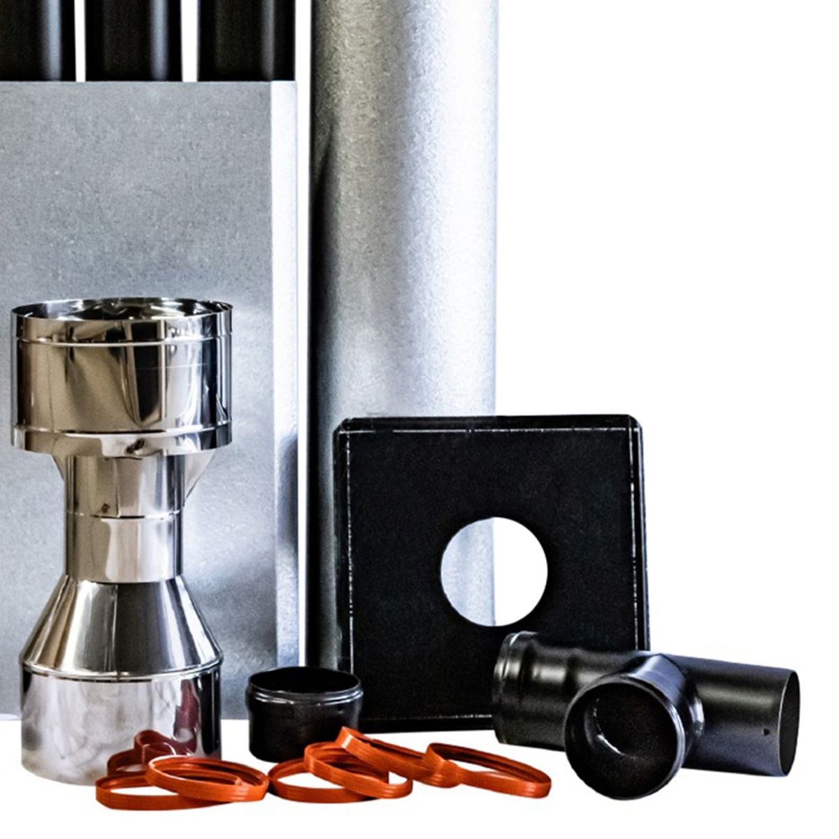 ALCAZAR - Kit Instalación Pellet Vertical