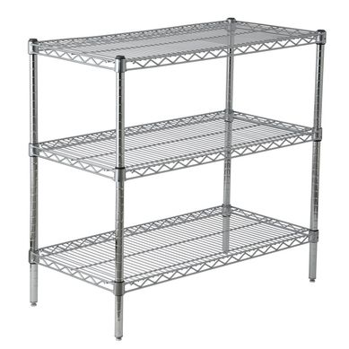 Estante 46x91x84 cm acero cromado 3 repisas