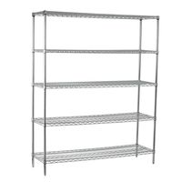 Estante 5 Nivel(es) 152x188x46 cm Cromado