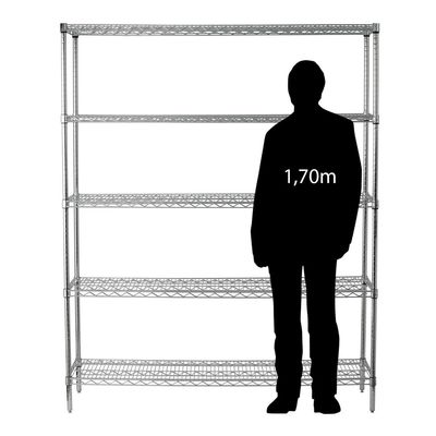 Imagen 2 del producto Estante 5 Nivel(es) 152x188x46 cm Cromado