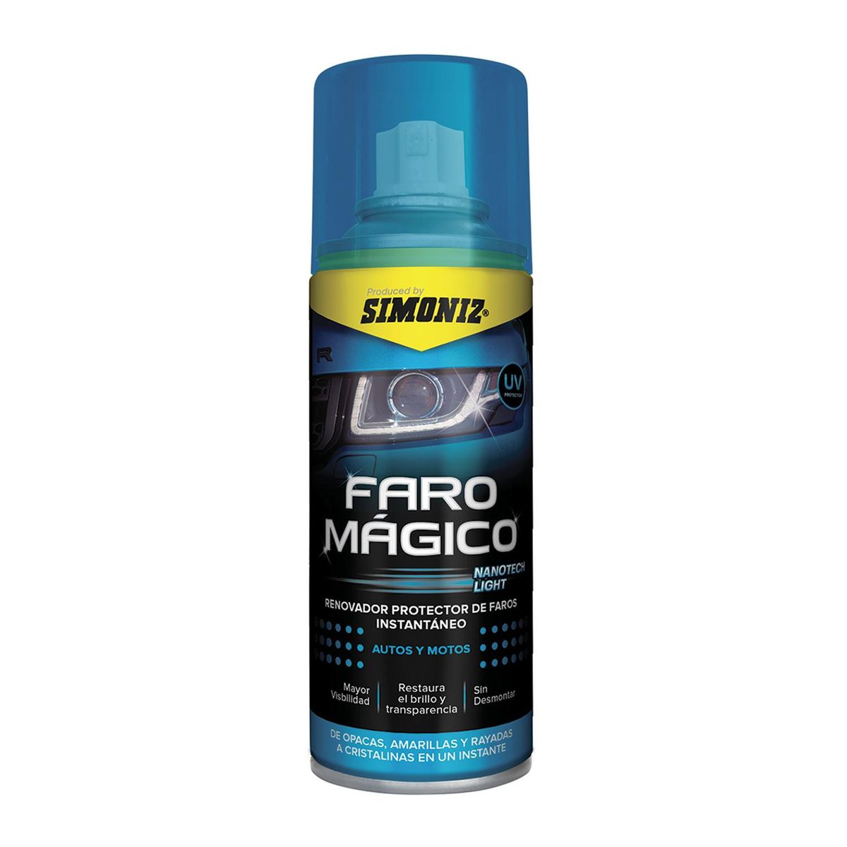 SIMONIZ - Renovador Protector Faros Simoniz Instantáneo Mayor Visibilidad 200 ml