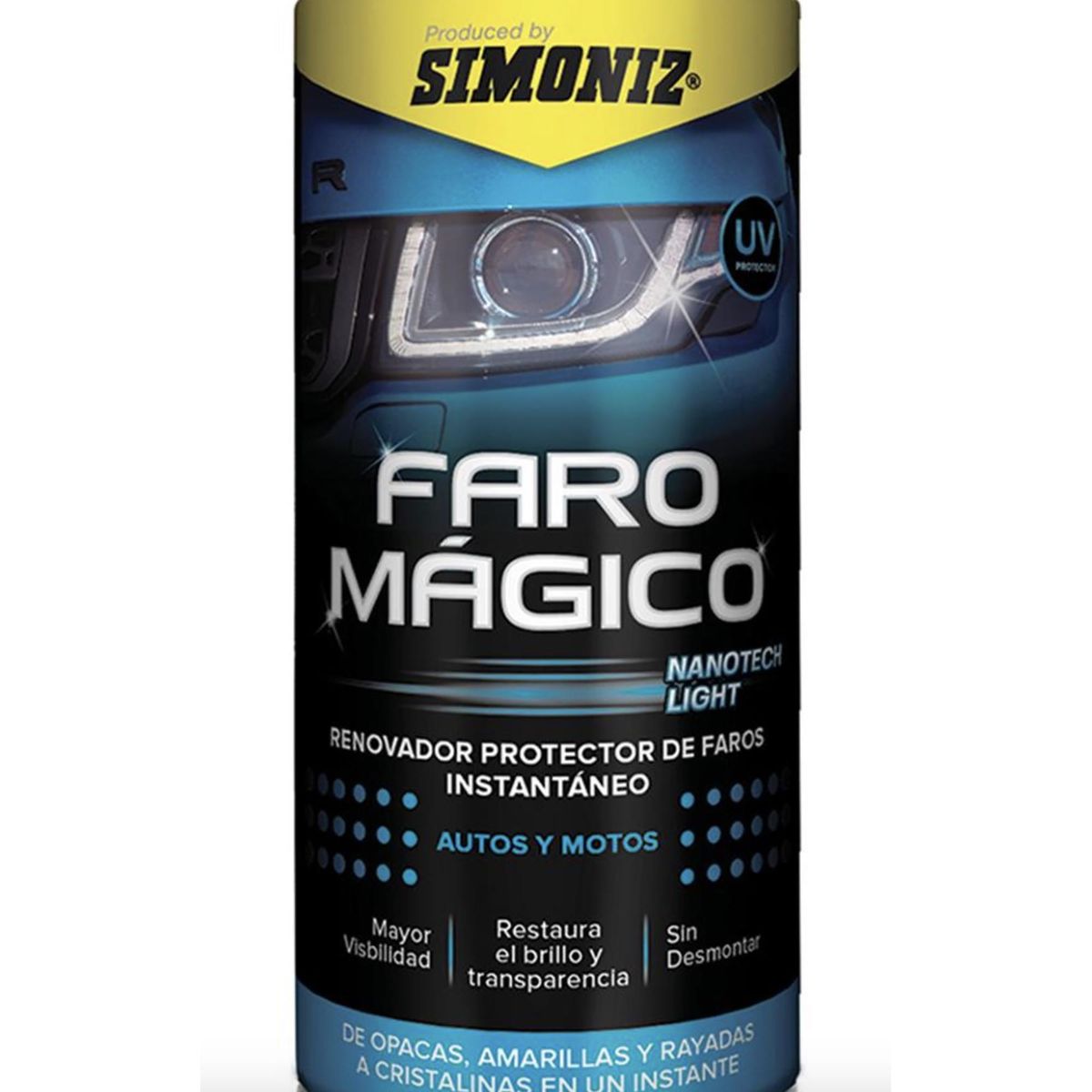 SIMONIZ - Renovador Protector Faros Simoniz Instantáneo Mayor Visibilidad 200 ml