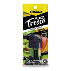 SIMONIZ - Ambientador auto fresco doble fragancia kiwi & mango