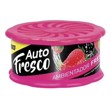 Ambientador auto fresco gel 80 gr fragancia fresa