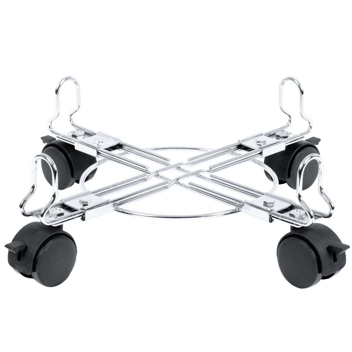 JOIA - Base ajustable estufa rectangular solar cromada