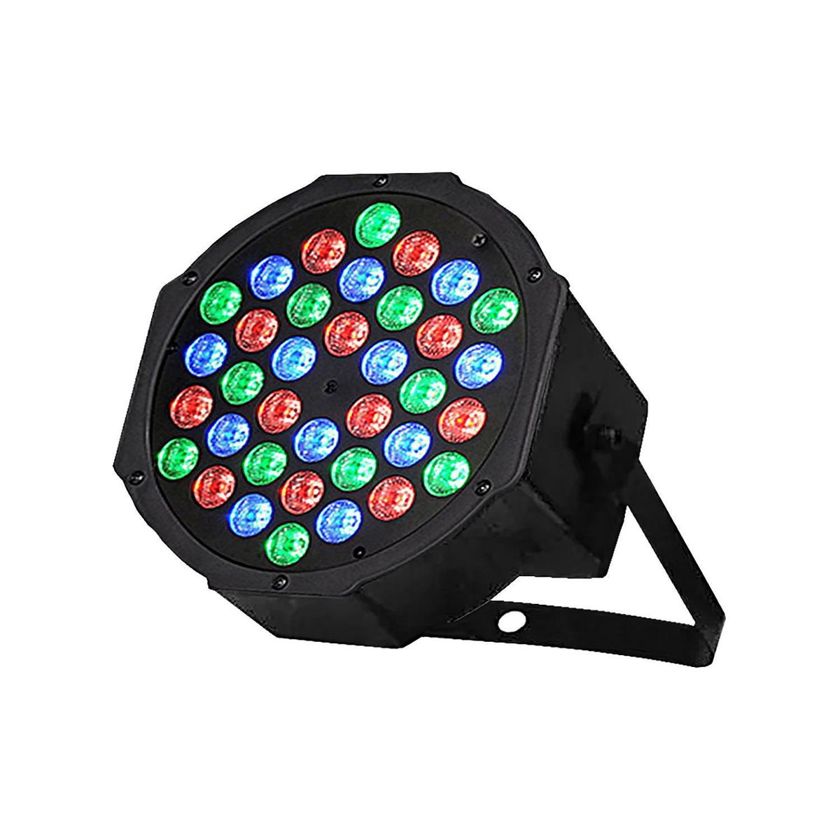 GENERICO - Pack 4 focos luces fiestas 18x18x6 cm 36 led