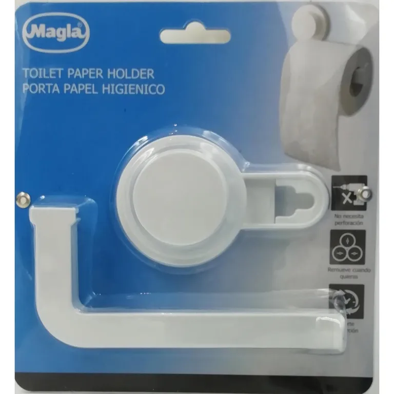 Porta Higiénico Adhesivo Para Baño Sin Perforaciones