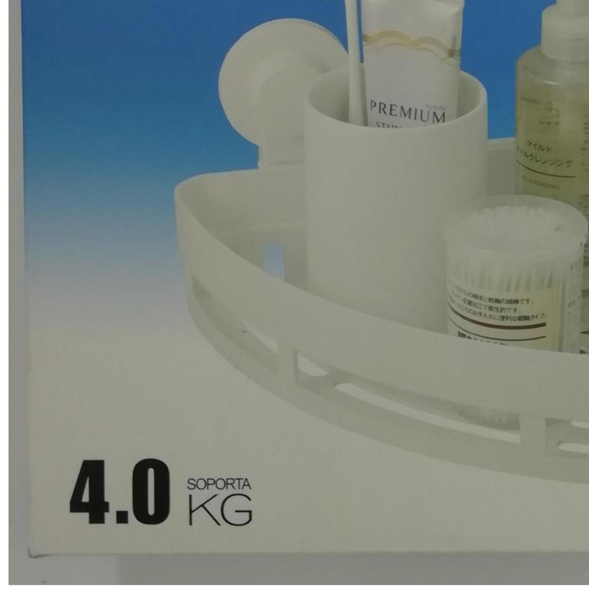 MAGLA - Esquinero para ducha 31x22x6 cm PVC