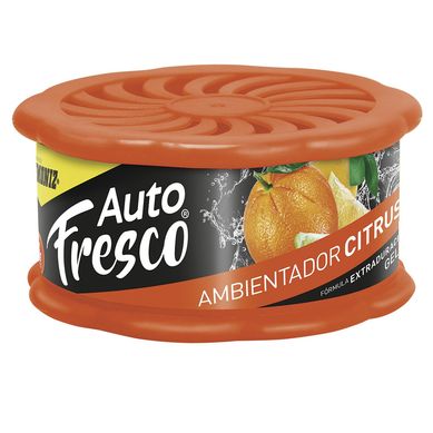 Ambientador auto fresco gel 80 gr citrus.