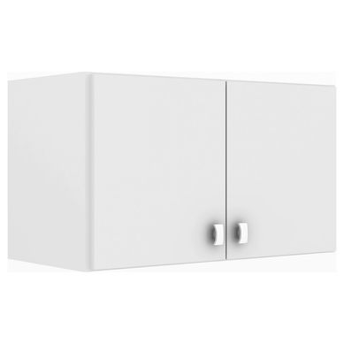 Repisa armario con puertas para pared blanco 36 x 63 x 31cm
