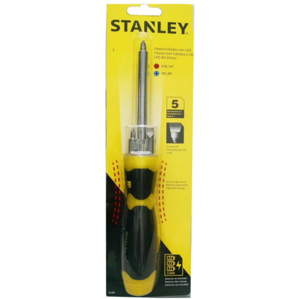 STANLEY - Set de 5 piezas para atornillar