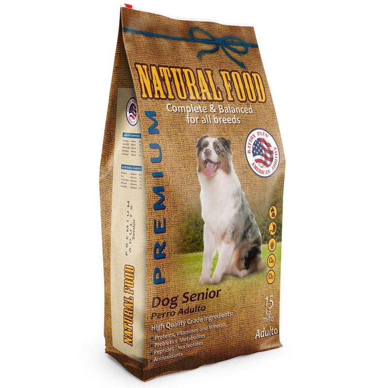 NATURAL FOOD -  para Perro Senior Carne 15 kg