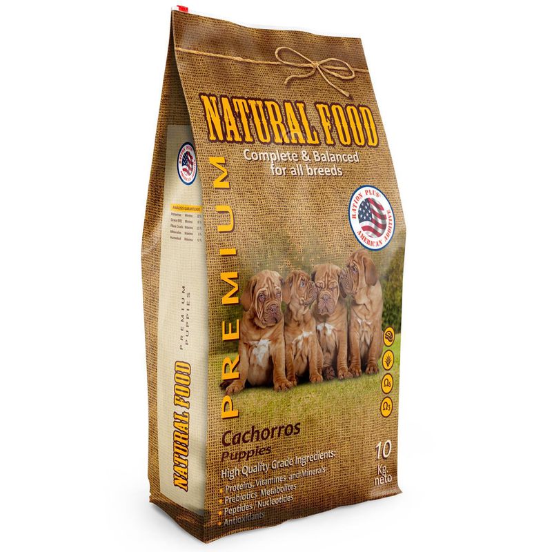 NATURAL FOOD -  para Perro Cachorro Carne 7.5 kg