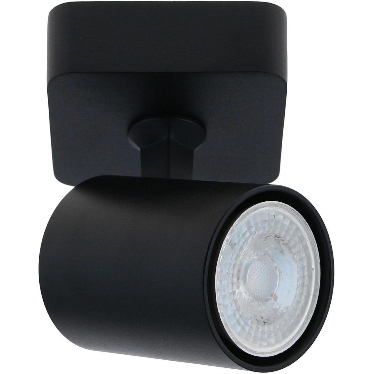 TECHNOLAMP - Foco sobrepuesto 1xgu10 dirigible budi negro