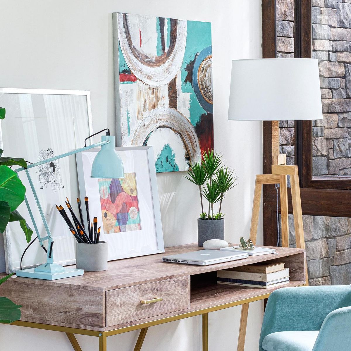 RONDA - Óleos 70x70 cm diseño colores surtidos