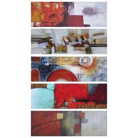 Óleos 40x120 cm diseño colores surtidos