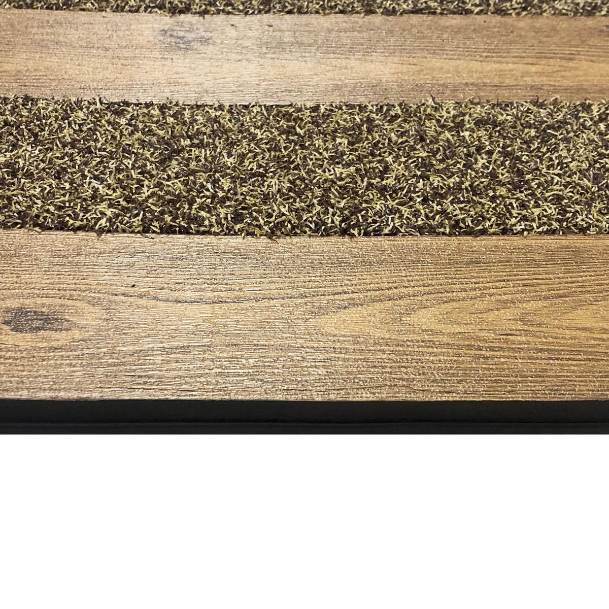 DIB - Limpiapiés rubber wood 46x76 cm café