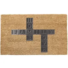 DIB - Limpiapies Coco 45x75 cm Polipropileno Natural/negro