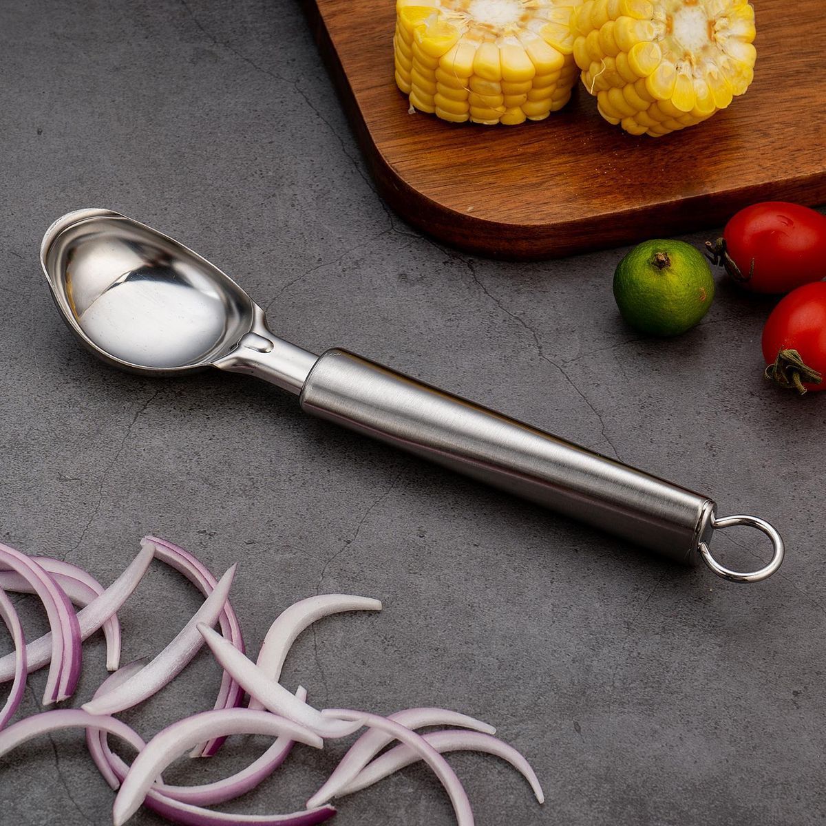 JUST HOME COLLECTION - Porcionador helado inoxidable